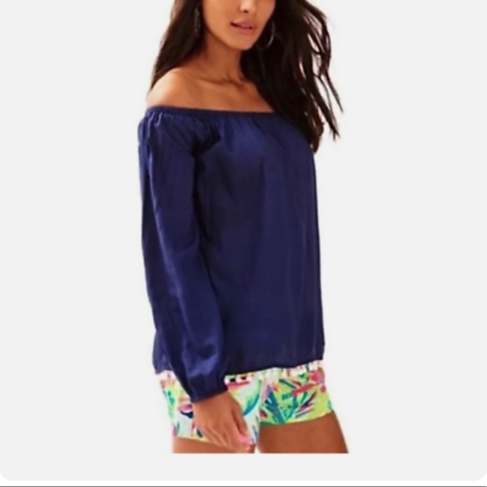 Lilly Pulitzer Navy Enna Top